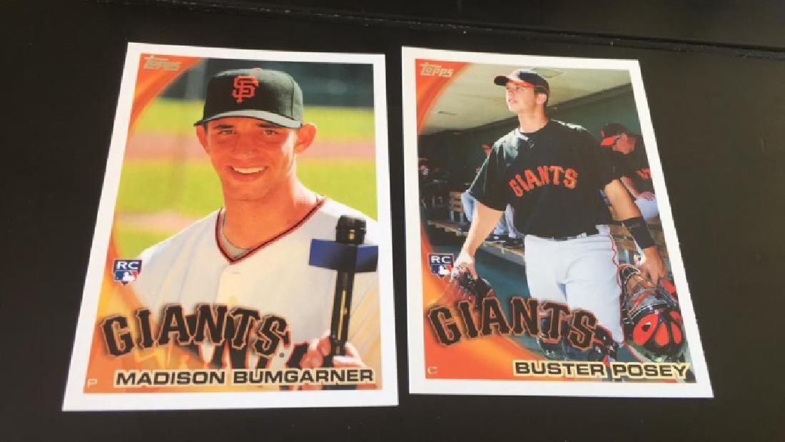 Madison Bumgarner and Buster Posey 2010 Topps (1 of 2)