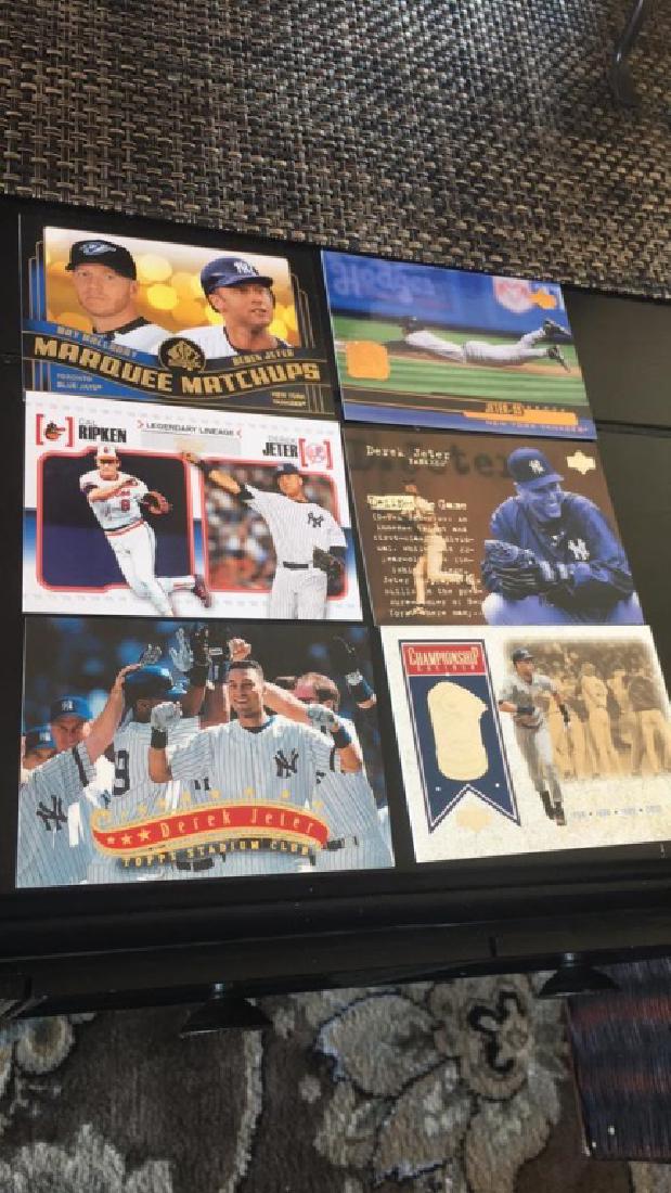Derek Jeter 6 card lot with inserts (1 of 3)