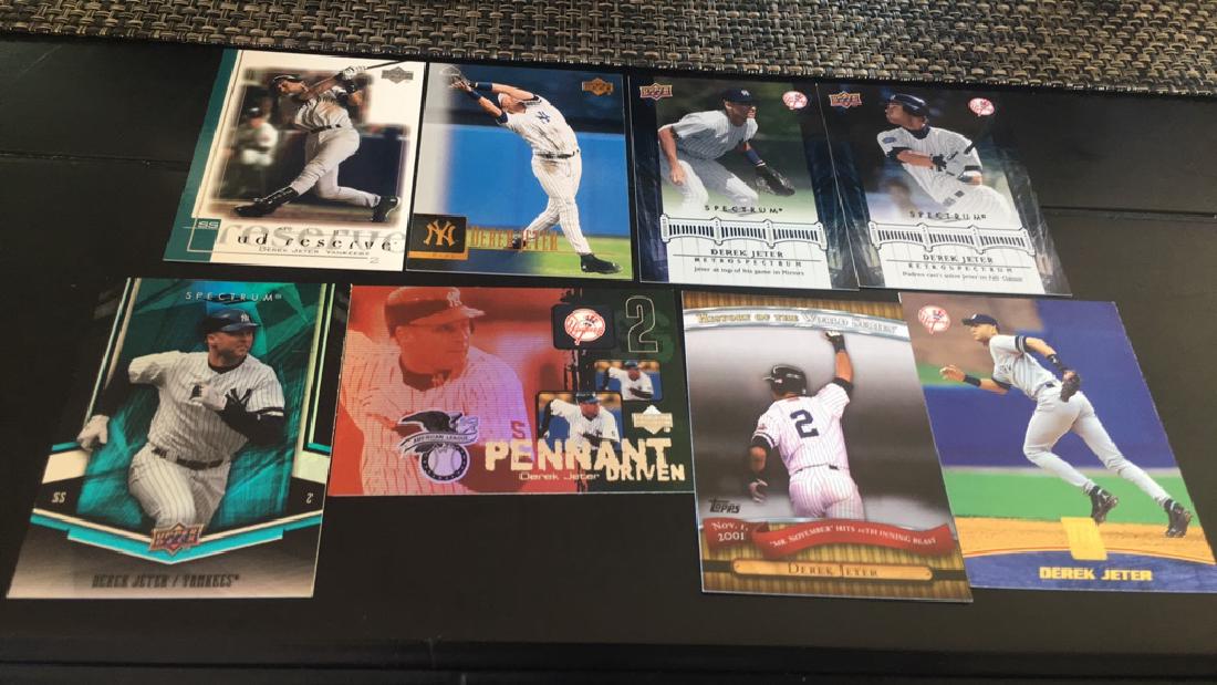 Derek Jeter 8 card lot with inserts (1 of 4)