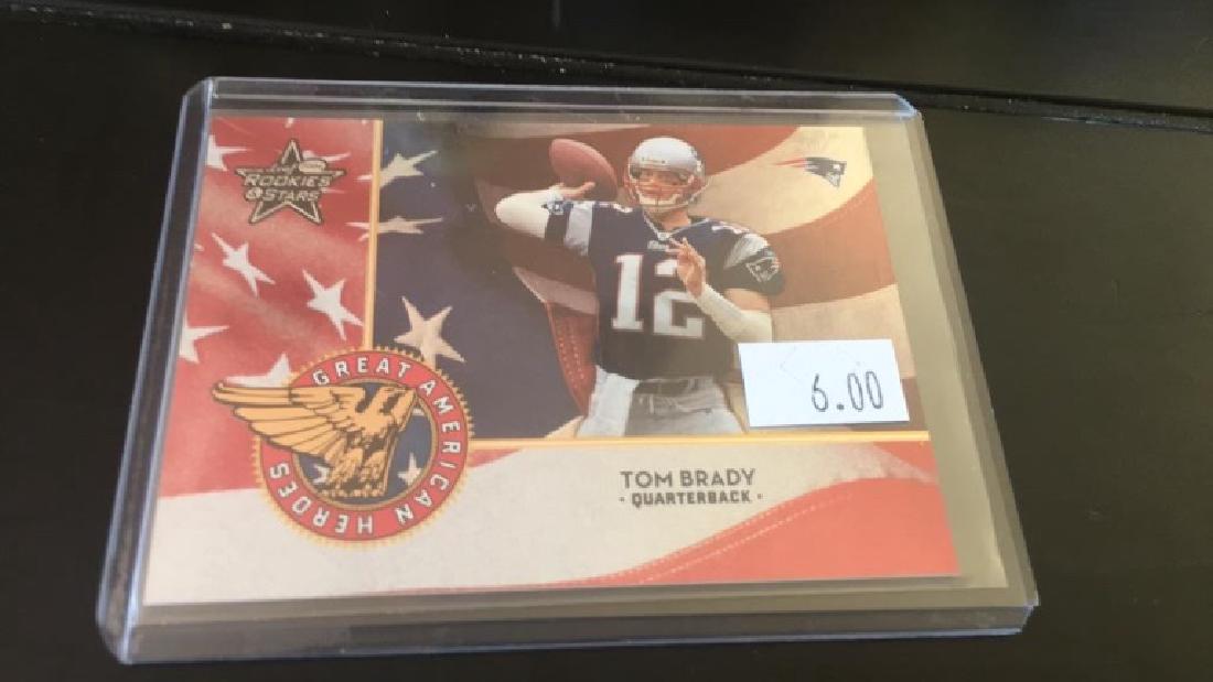 Tom Brady 2004 rookie stars Great American heroes (1 of 2)