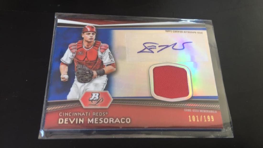 Devin Mesoraco 2012 bowman platinum patch auto (1 of 1)