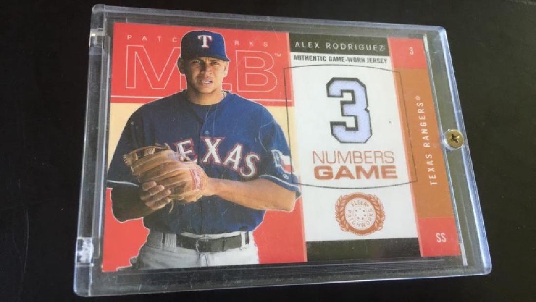 Alex Rodriguez fleer Patchworks 2003 patch (1 of 1)