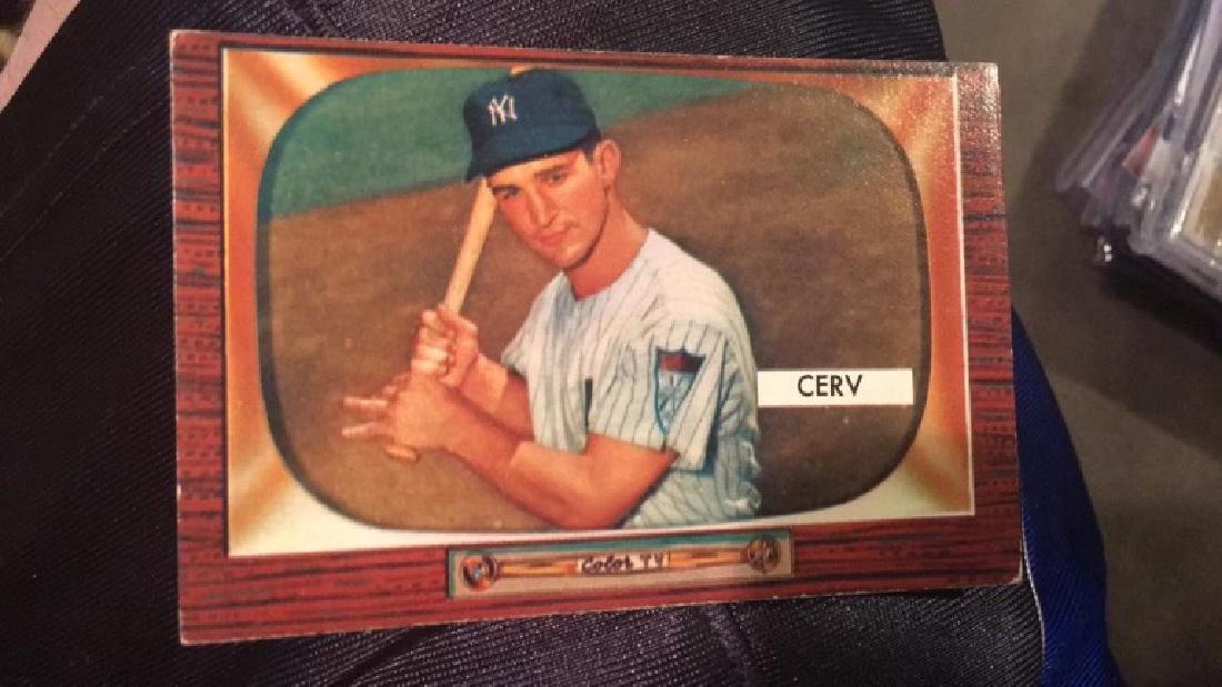 Bob Cerv 1955 Bowman New York Yankees (1 of 2)