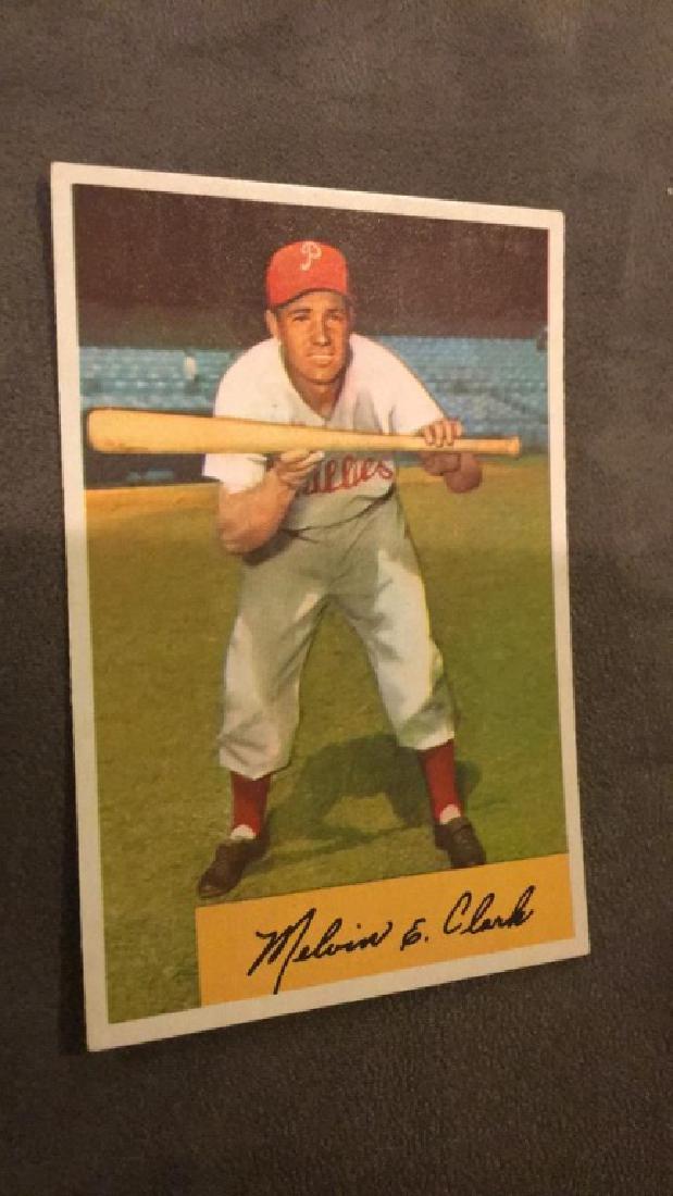 1954 Bowman Mel Clark Nice (1 of 2)