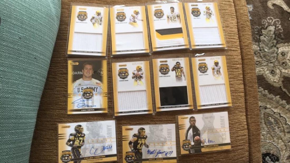 Razor Army 2010 football jersey auto lot of 11 (1 of 3)