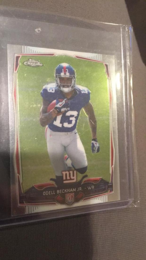 Odell Beckham Jr Topps chrome RC (1 of 2)