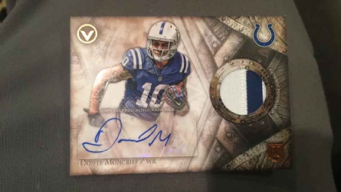 Donte Moncrief 2014 Topps Valor RC auto patch (1 of 2)