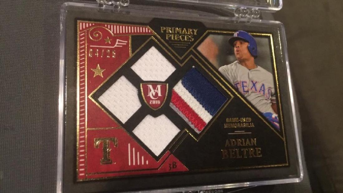 Adrian Beltre 2016 museum primary pieces quad (1 of 3)