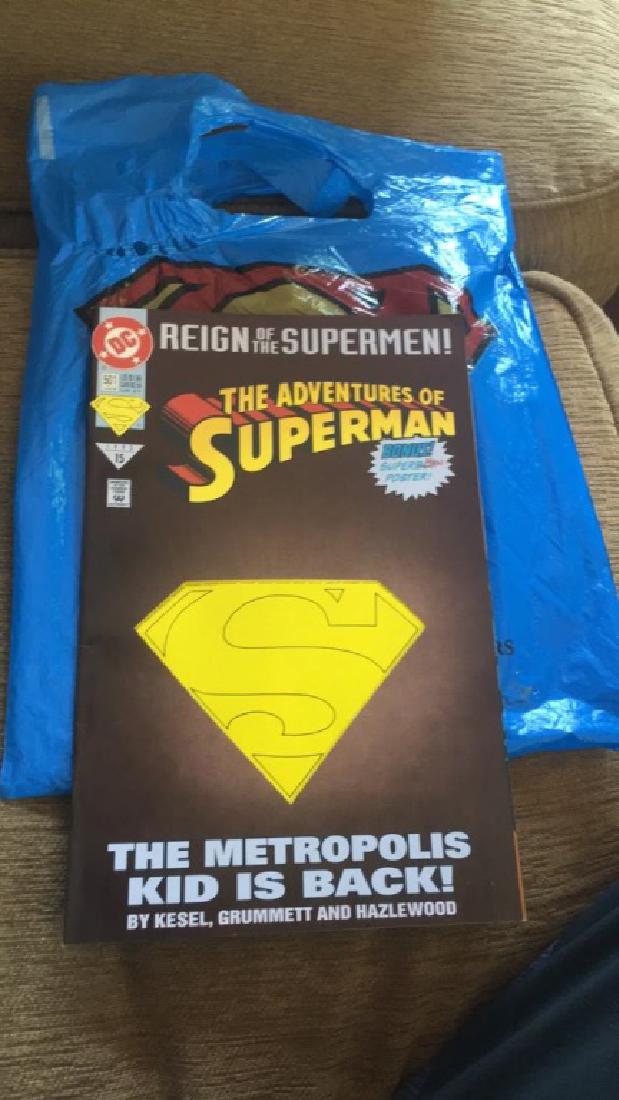 The adventures of Superman comic number 501+- bag: The adventures of Superman comic number 501+- bag