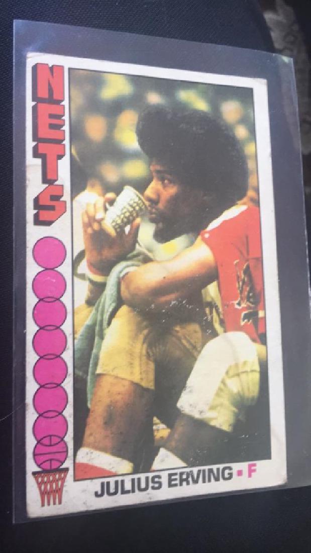1976-77 Topps Basketball Julius Erving (1 of 2)