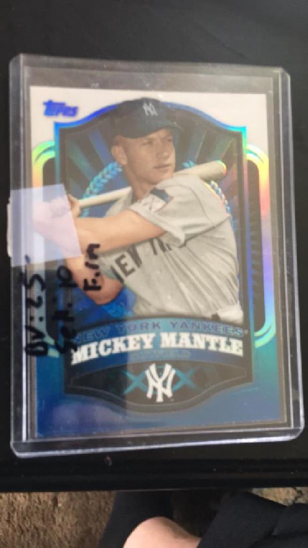 Mickey Mantle 2012 Topps chrome number MBC1 (1 of 2)