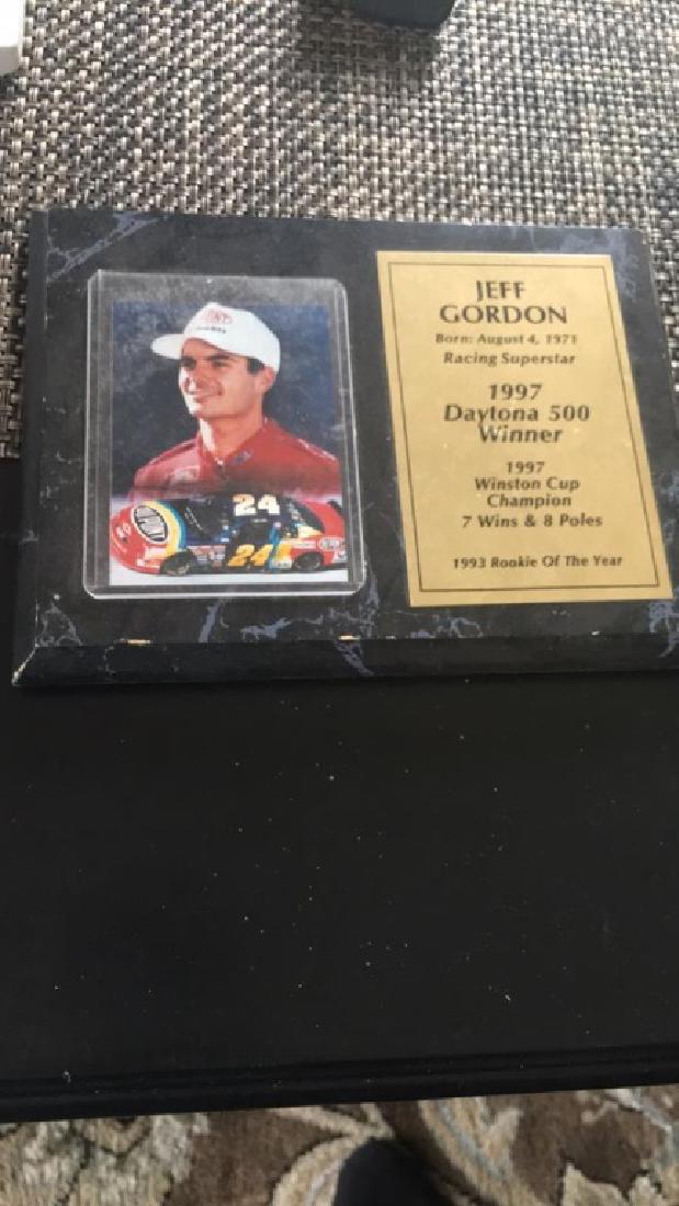 Jeff Gordon plaque with card (1 of 1)