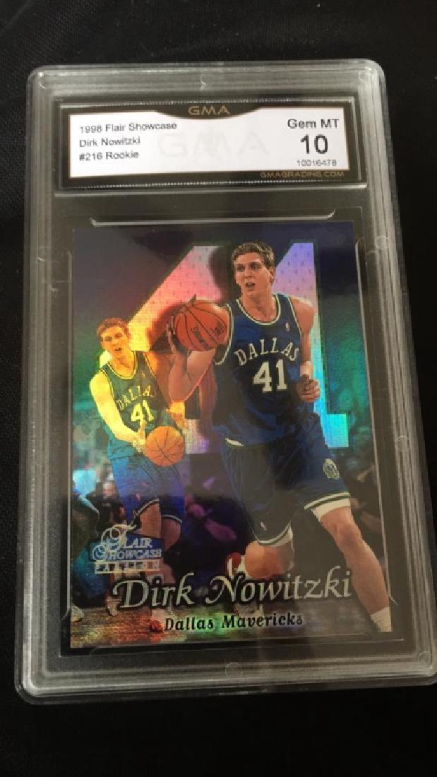 Dirk Nowitski 1998 Flair showcase RC graded 10 (1 of 1)