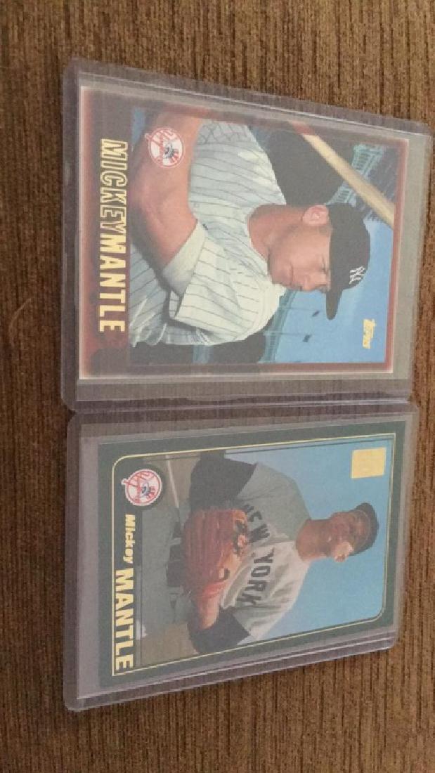 Mickey Mantle card tops baseball lot of  inserts (1 of 2)