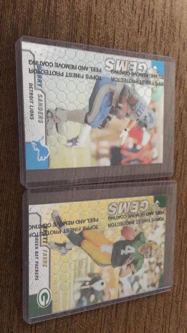 Barry Sanders and Brett Favre 1999 tops finest: Gems