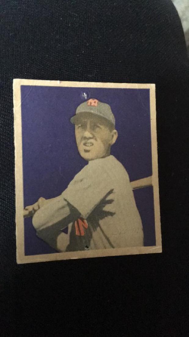 1949 Bowman Baseball Card Bobby Brown (1 of 2)