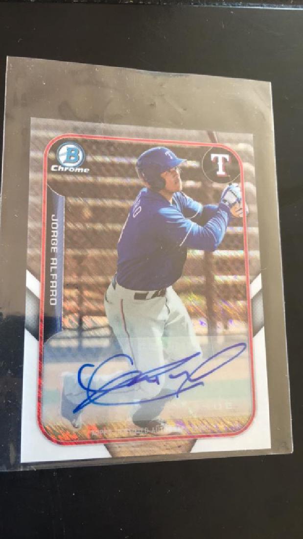 Jorge Alfaro 2015 bowman chrome mini auto (1 of 2)