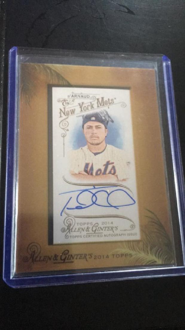 Travis D'arnaud 2014 Allen Ginter's auto (1 of 2)