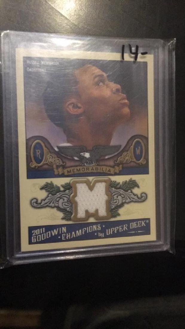 Russell Westbrook 2011 Goodwin  jersey card (1 of 2)