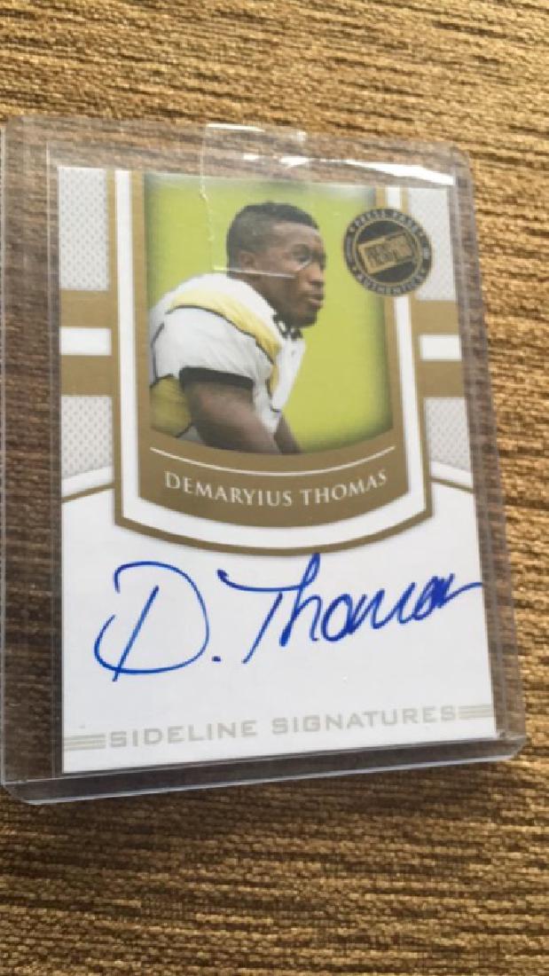 Demerius Thomas 2010 press pass auto rookie (1 of 1)