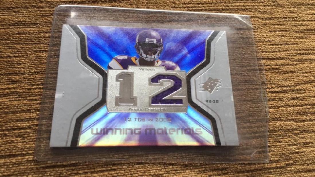 Adrian Peterson 2008 SPX rookie jersey card (1 of 3)