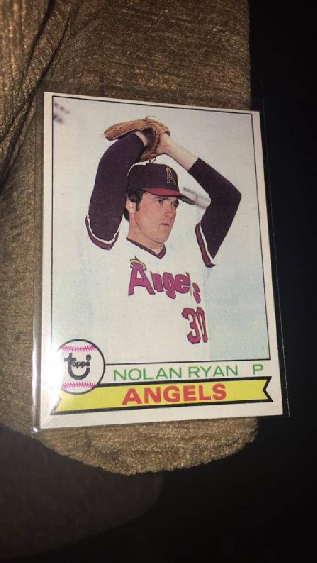 Nolan Ryan 1979 tops vintage baseball card nice (1 of 3)