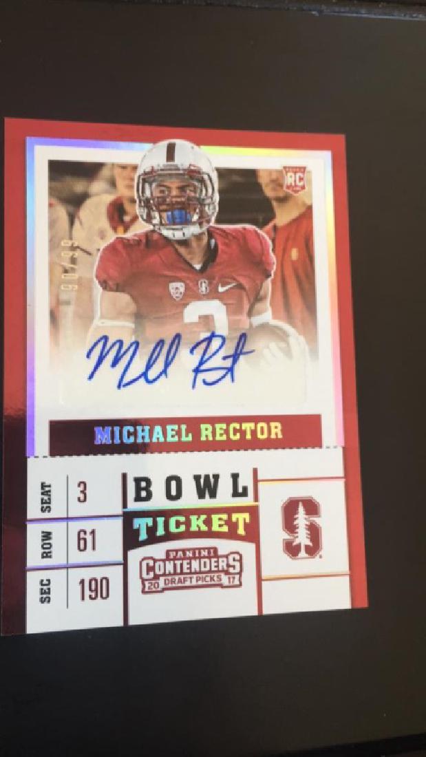 2017 Contenders Auto RC Michael Rector /99 (1 of 1)