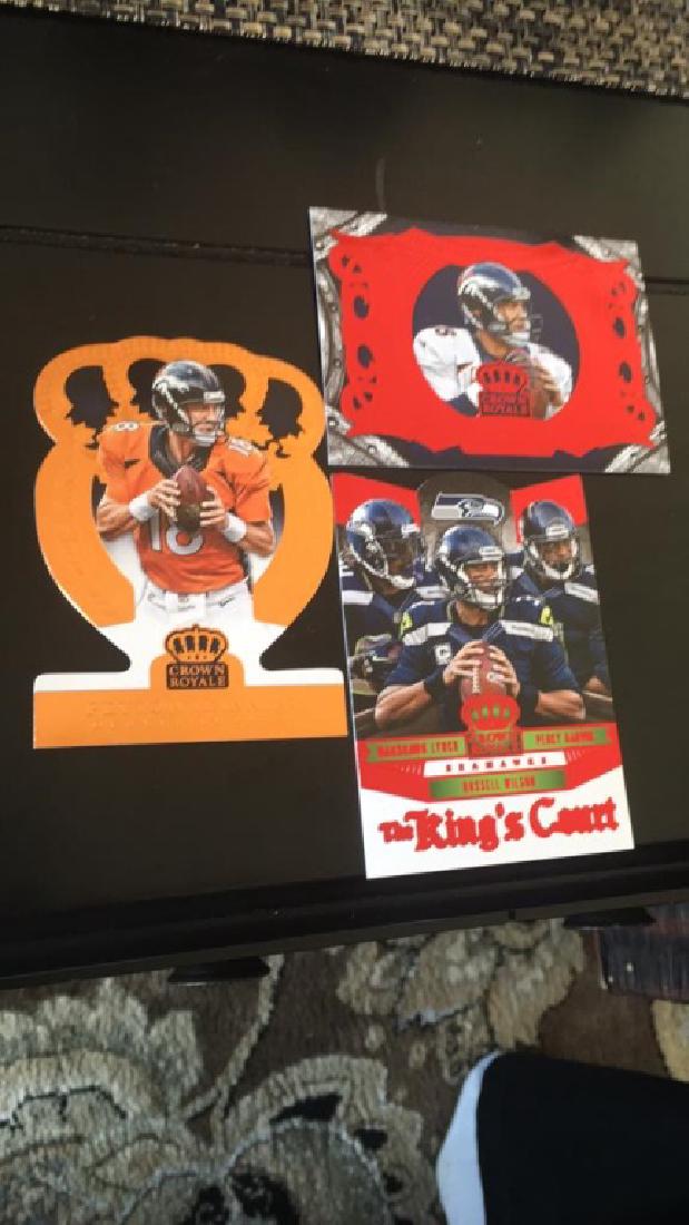 2014 crown royal Peyton Manning and Russell: Wilson insert lot