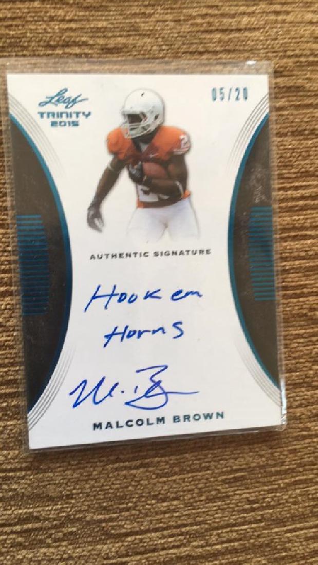 Malcolm brown 2015 leaf Trinity auto /20 (1 of 2)