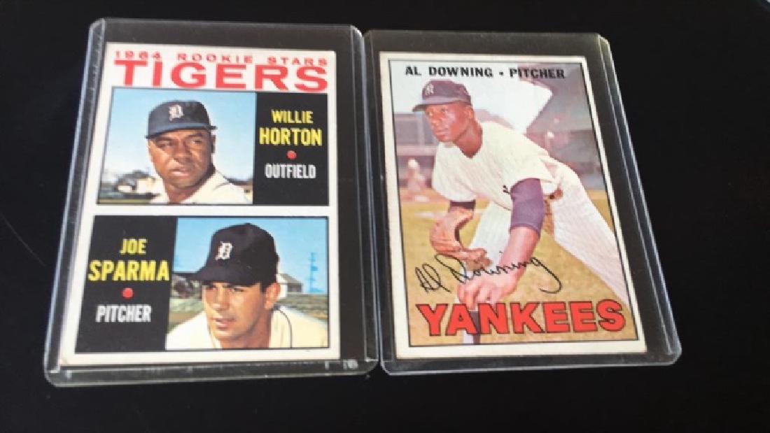 Willie Horton 1964 Tops Rookie and AL downing: 1967 tops