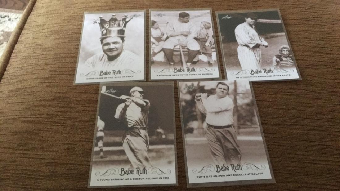 Babe Ruth leaf five card lot (1 of 1)