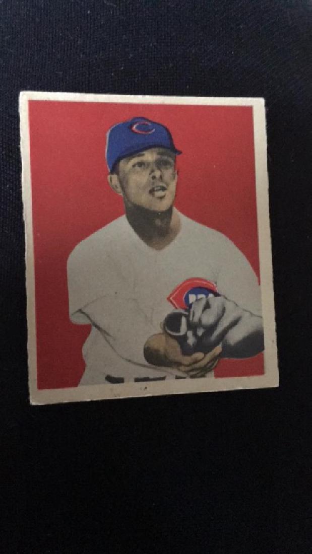 1949 Bowman Baseball Card Grady Hatton (1 of 2)