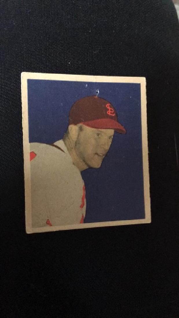 1949 Bowman Baseball Card George Red Munger (1 of 2)