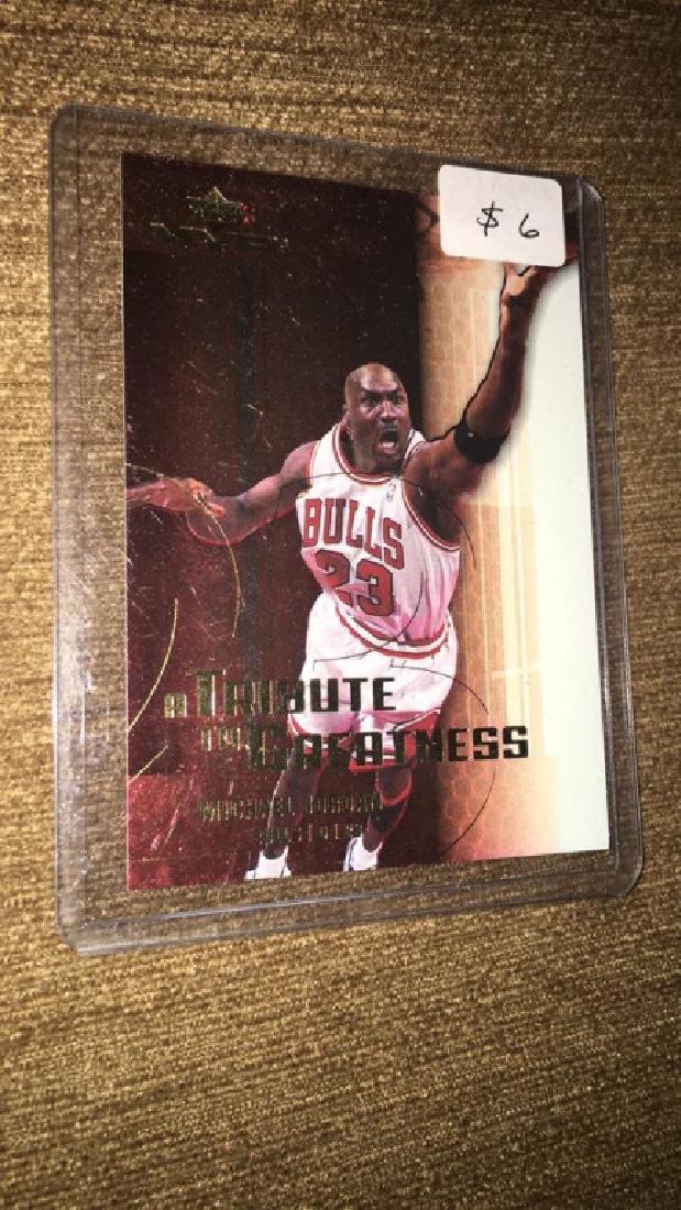 Michael Jordan 2003 upper deck MVP the tribute to (1 of 2)
