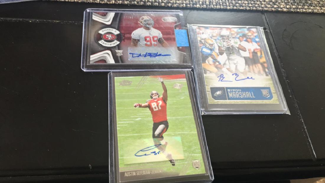 Deforest Buckner Austin Jenkins fire in Marshall: rookie autograph lot