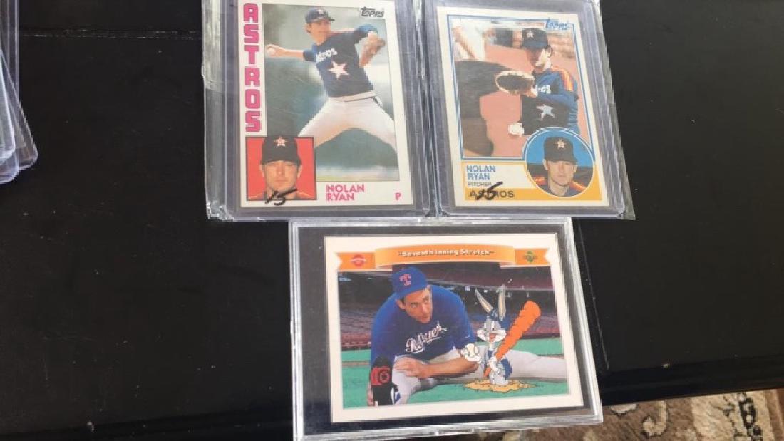 Nolan Ryan three card lot (1 of 2)