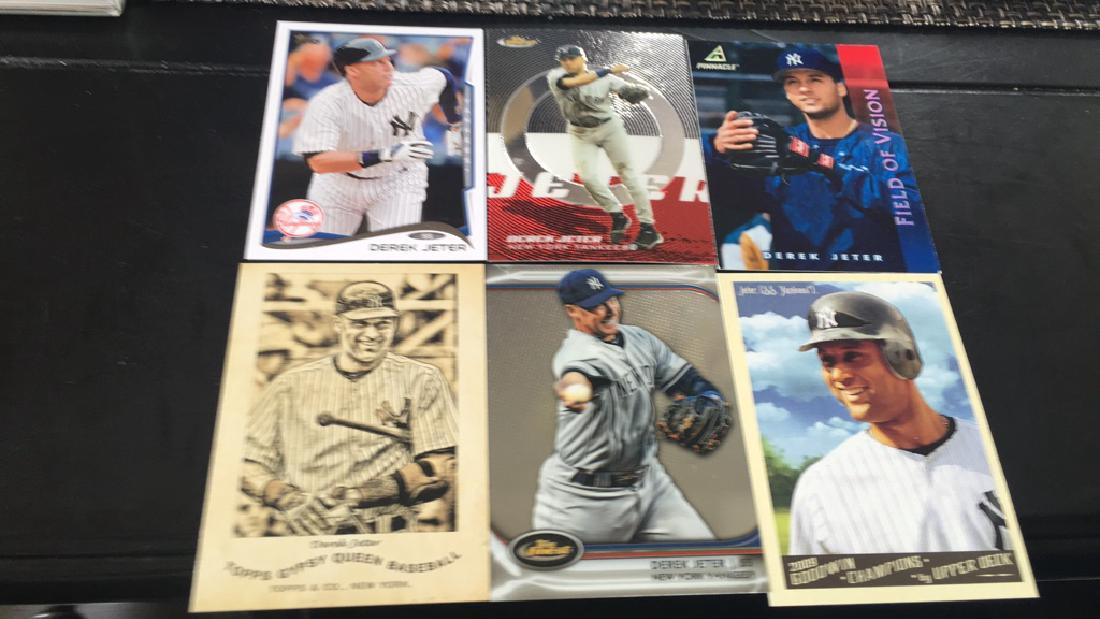 Derek Jeter six card lot (1 of 2)