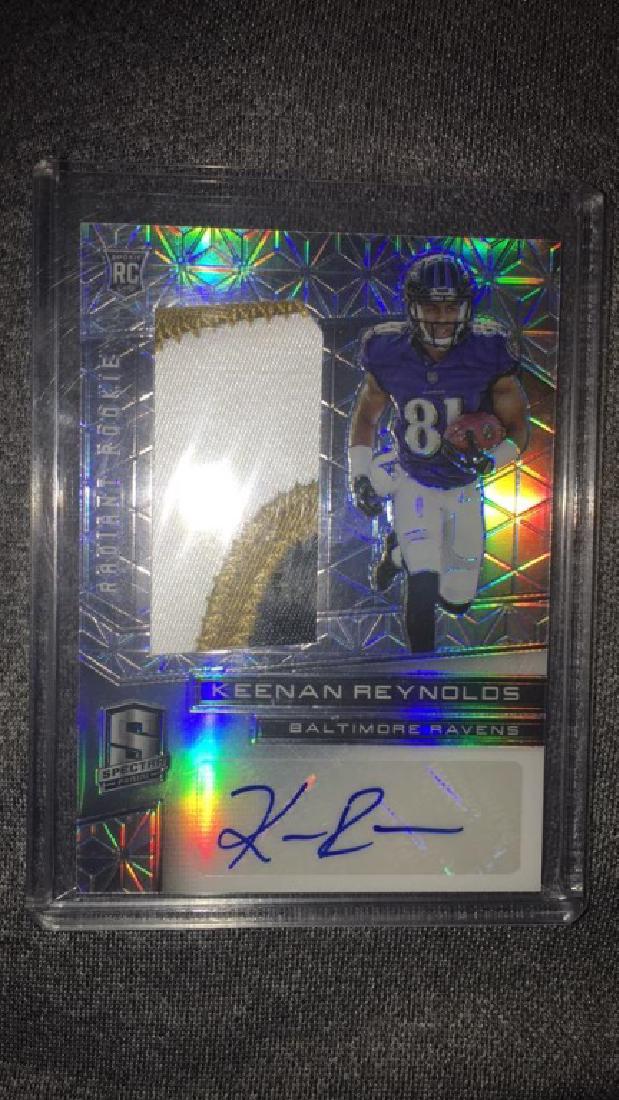 Keenan Reynolds 2016 spectra patch auto /199 (1 of 3)