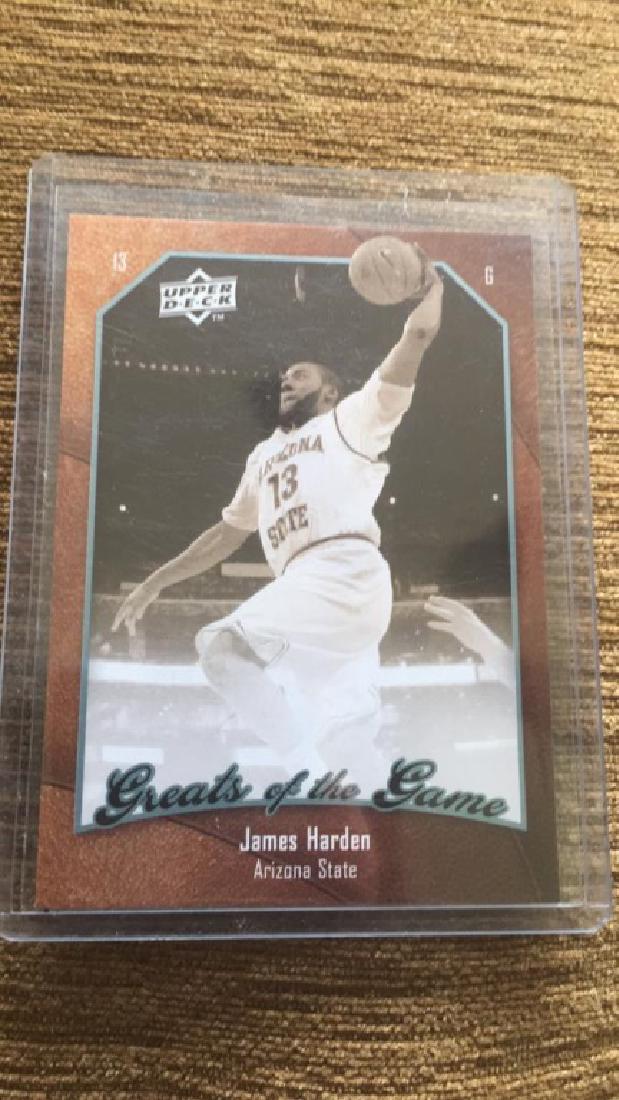 James Harden upper deck great of the game rookie (1 of 2)