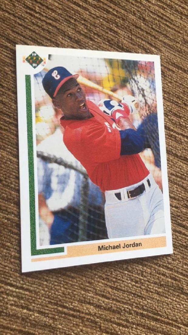 Michael Jordan 1991 upper deck SP baseball rookie (1 of 2)