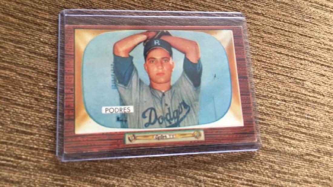 Johnny Podres 1955 Bowman  nice shape (1 of 3)