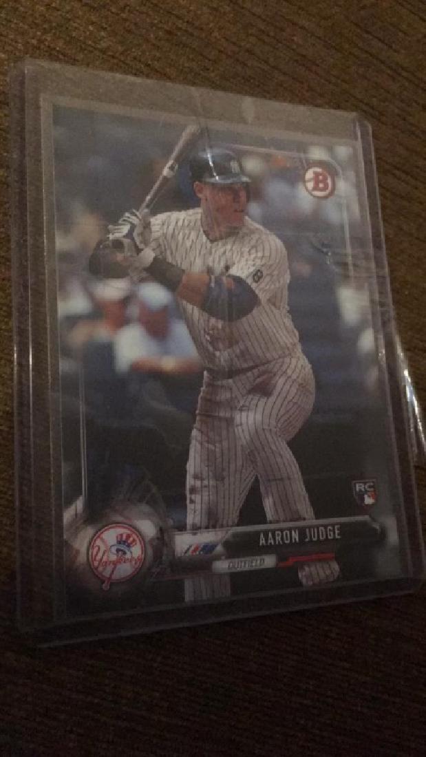 Aaron judge 2017 Bowman rookie card mint (1 of 1)