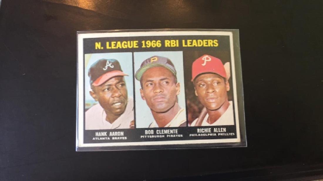 Hank Aaron Bob Clemente Richie Allen 1966 RBI (1 of 2)
