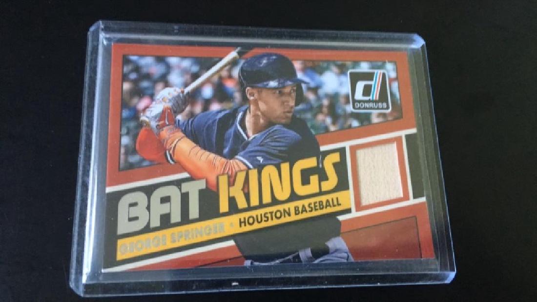 George Springer 2015 Donruss bat Kings relic (1 of 1)