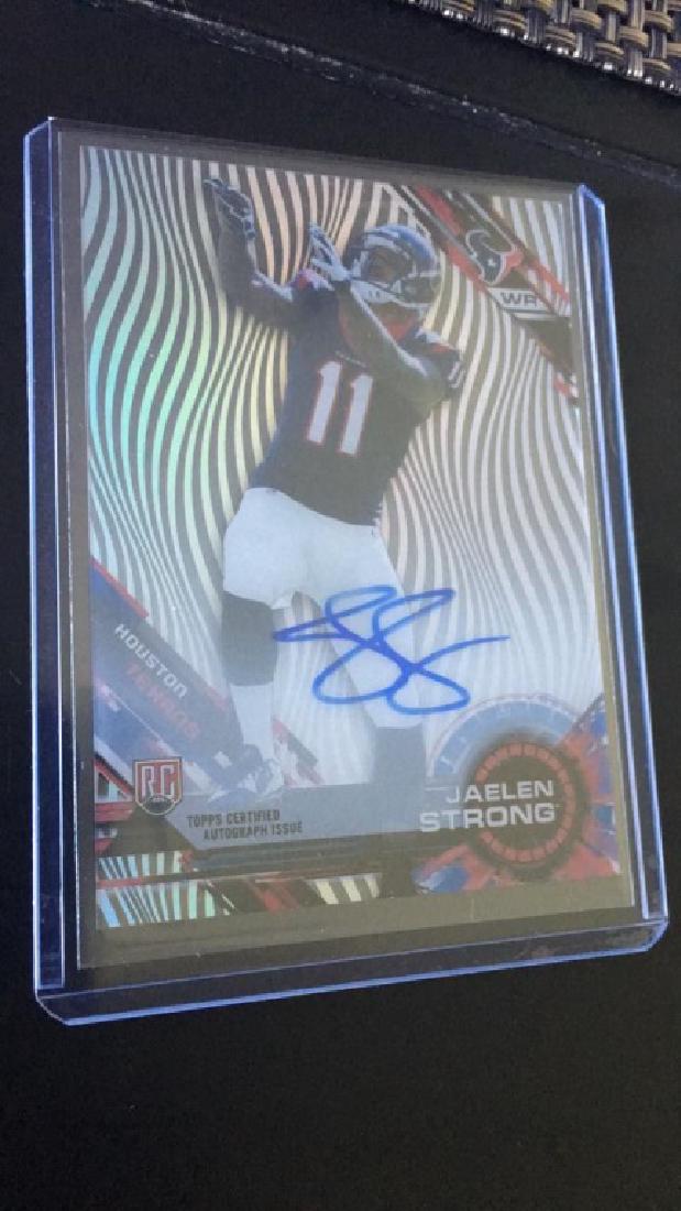 Jaelen Strong 2015 Topps Tek Auto (1 of 2)