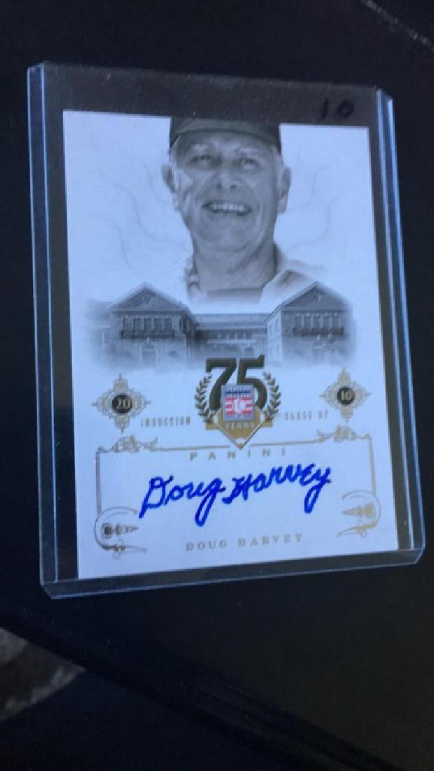 Doug Harvey 2014 hall of fame auto (1 of 2)