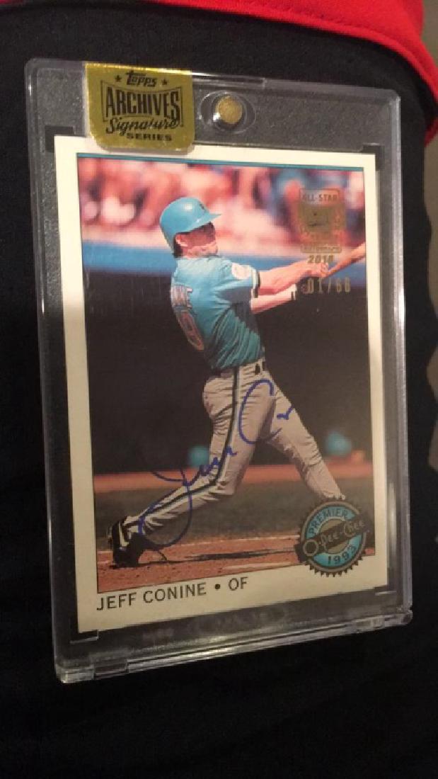 Jeff Conine 2016 Archives auto 01/66 (1 of 2)