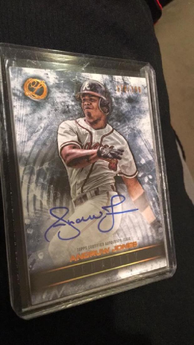 Andruw Jones 2016 Topps Legacies auto /199 (1 of 1)