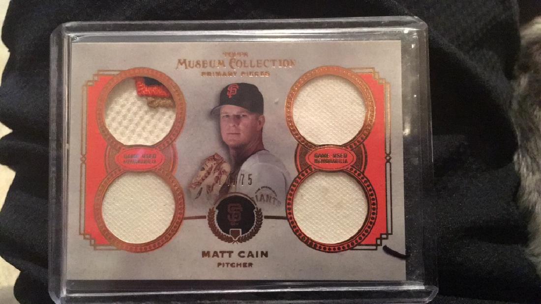 Matt Cain 2013 Topps Museum collection Quad Patch (1 of 1)