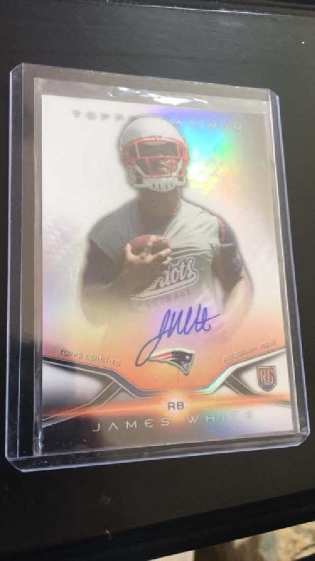 James White 2014 Topps Platinum RC auto (1 of 1)